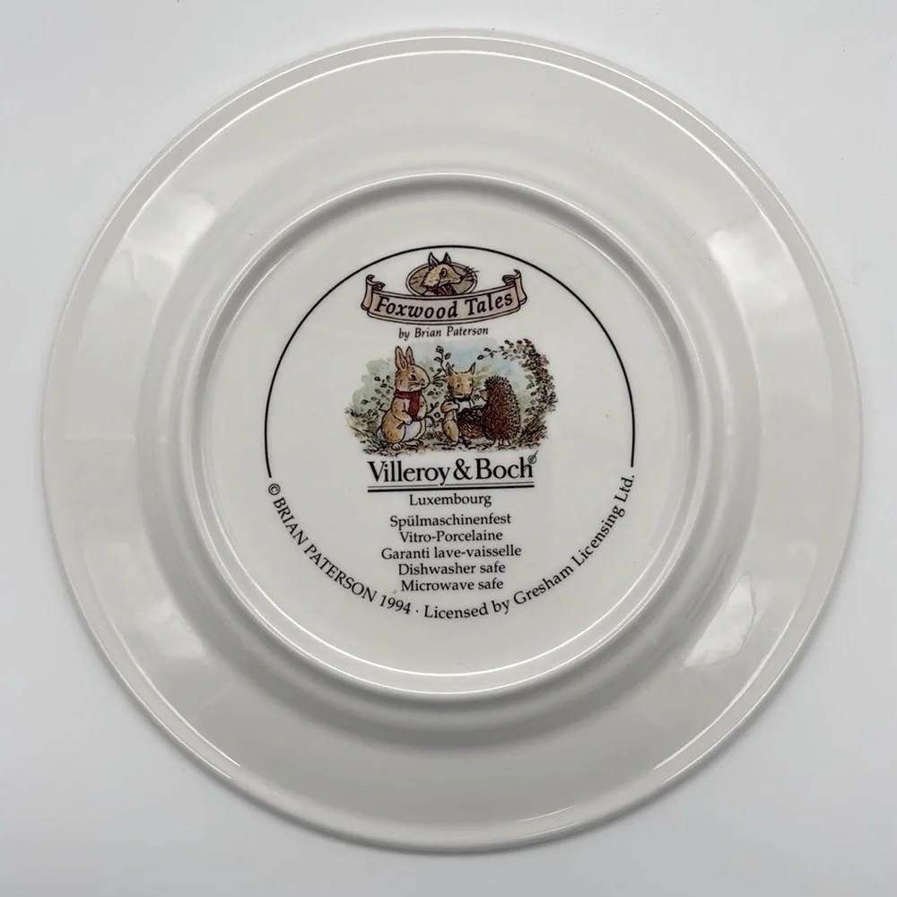 Vintage Villeroy & Boch Foxwood Tales 8” Salad/Dessert Plate “Kitchen”